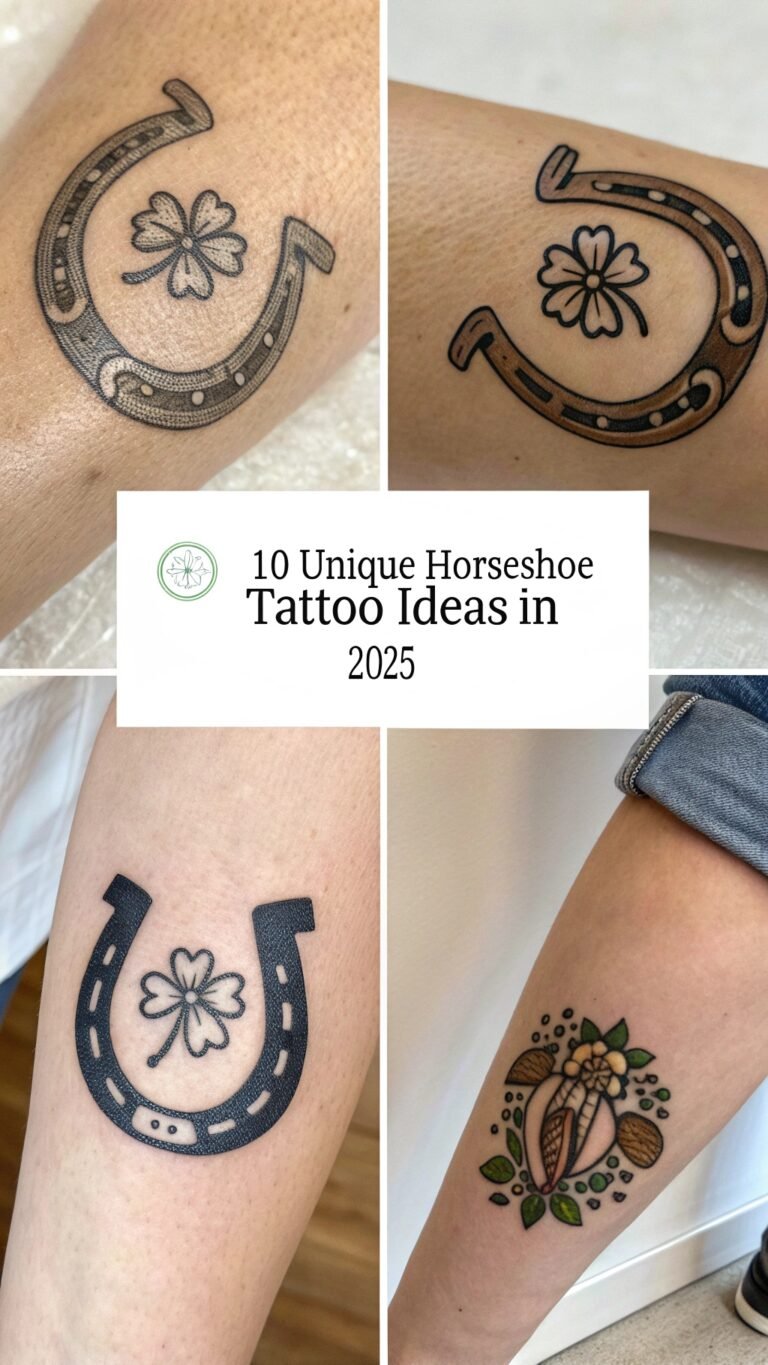 10 Unique Horseshoe Tattoo Ideas for Women and Men