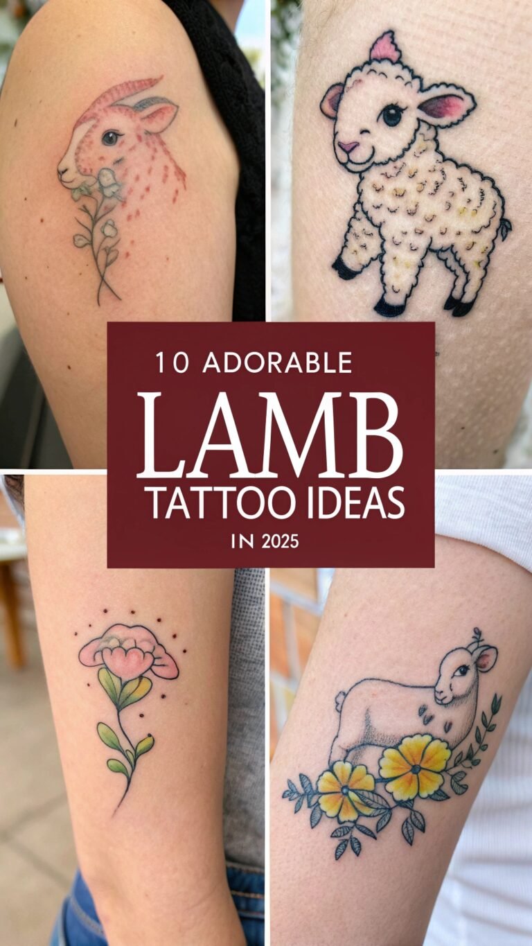 10 Adorable Lamb Tattoo Ideas: A Comprehensive Guide