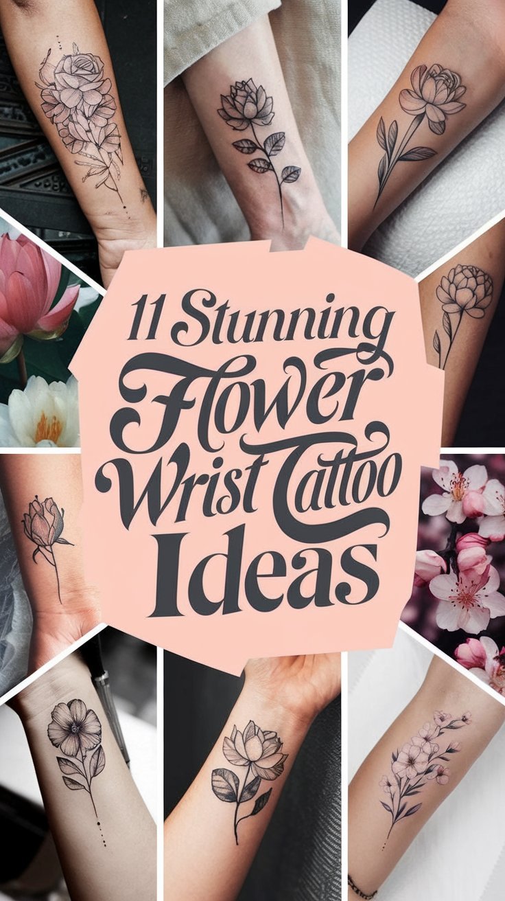 11 Stunning Flower Wrist Tattoo Ideas With Meaning: Symbolism, Meaning & Inspiration