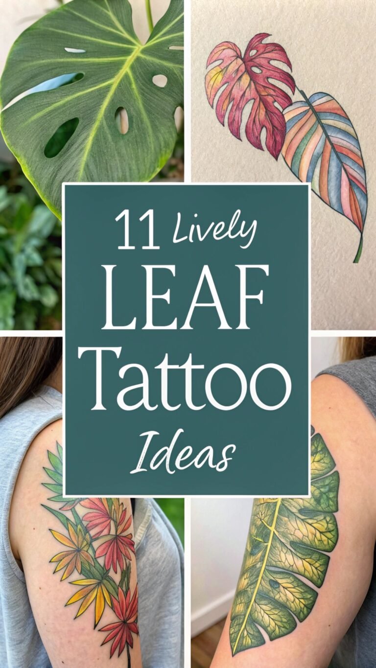 11 Lively Leaf Tattoo Ideas With Nature: Ideas to Add Some Green to Your Ink Collection