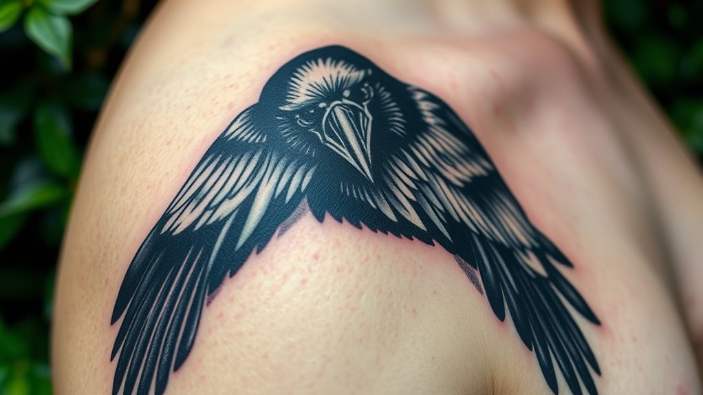 crow tattoo significance explained