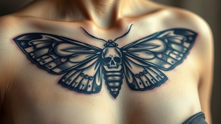 death moth tattoo symbolism