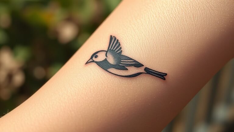 sparrow tattoo symbolizes freedom