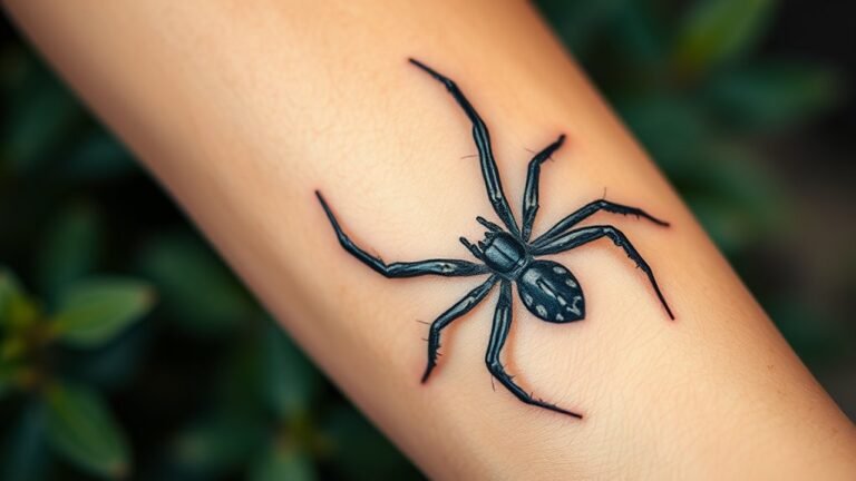 spider tattoo symbolism explained