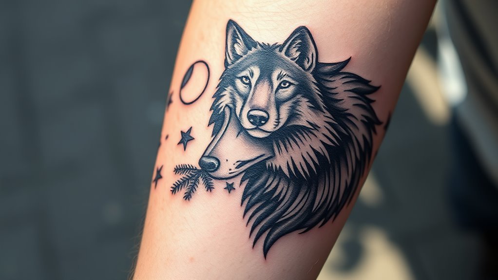 wolf tattoo symbolism significance