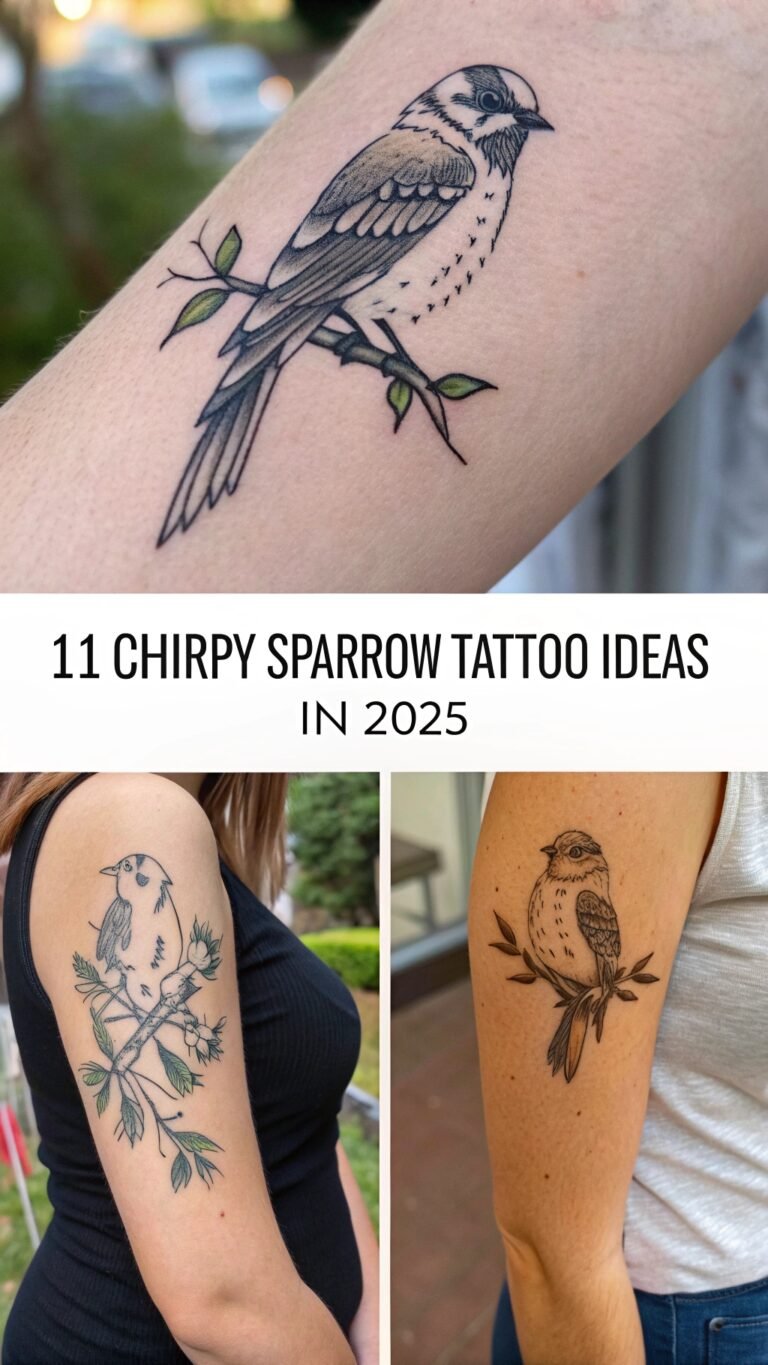 11 Chirpy Sparrow Tattoos Ideas With Birds: Amazing Designs