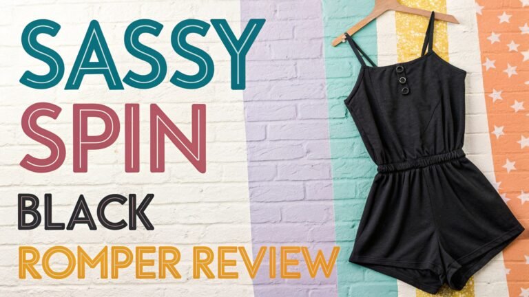 Sassy Spin Black Romper Review: Your Perfect Style Companion