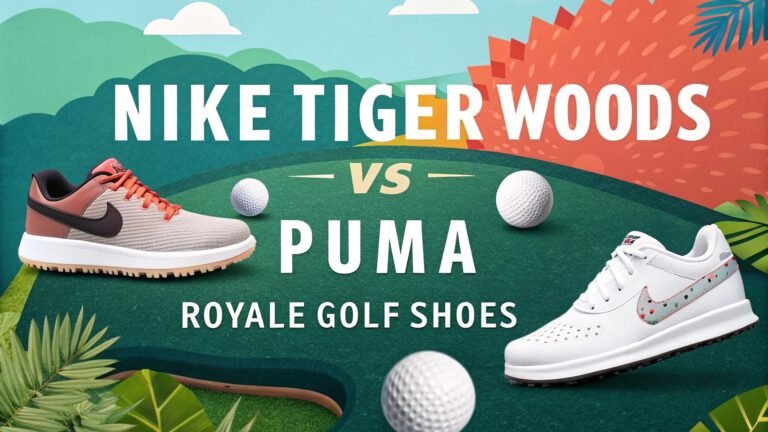 Nike Tiger Woods vs Puma Royale Golf Shoes