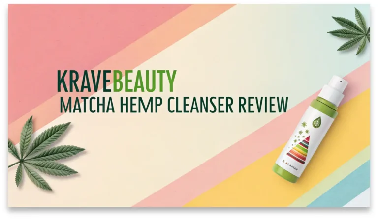 KraveBeauty Matcha Hemp Cleanser Review: Step-by-Step Guide
