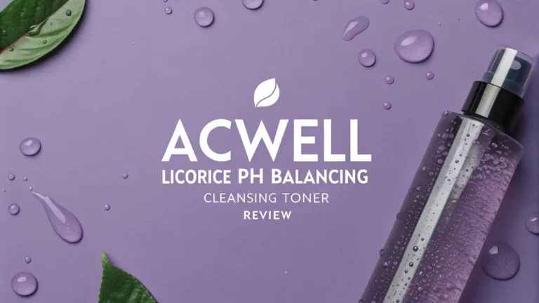 ACWELL Licorice pH Balancing Cleansing Toner Review in 2026