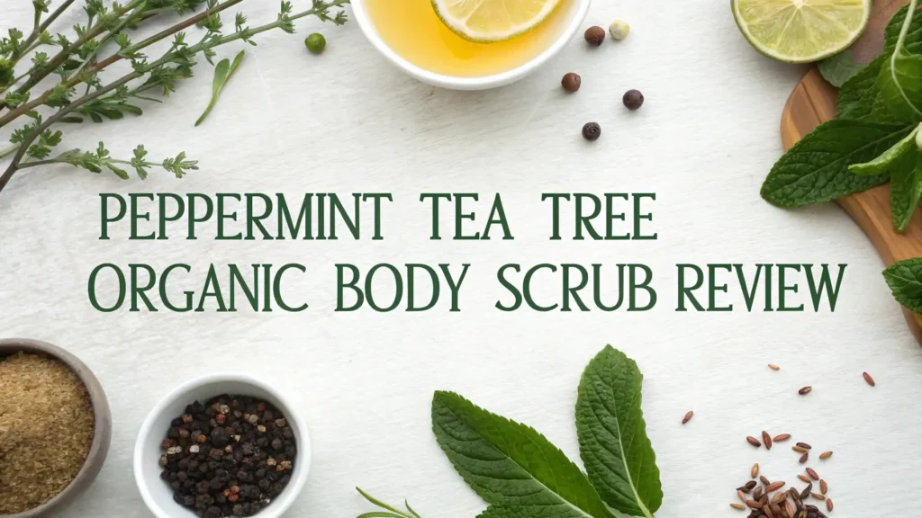 Peppermint Tea Tree Organic Body Scrub